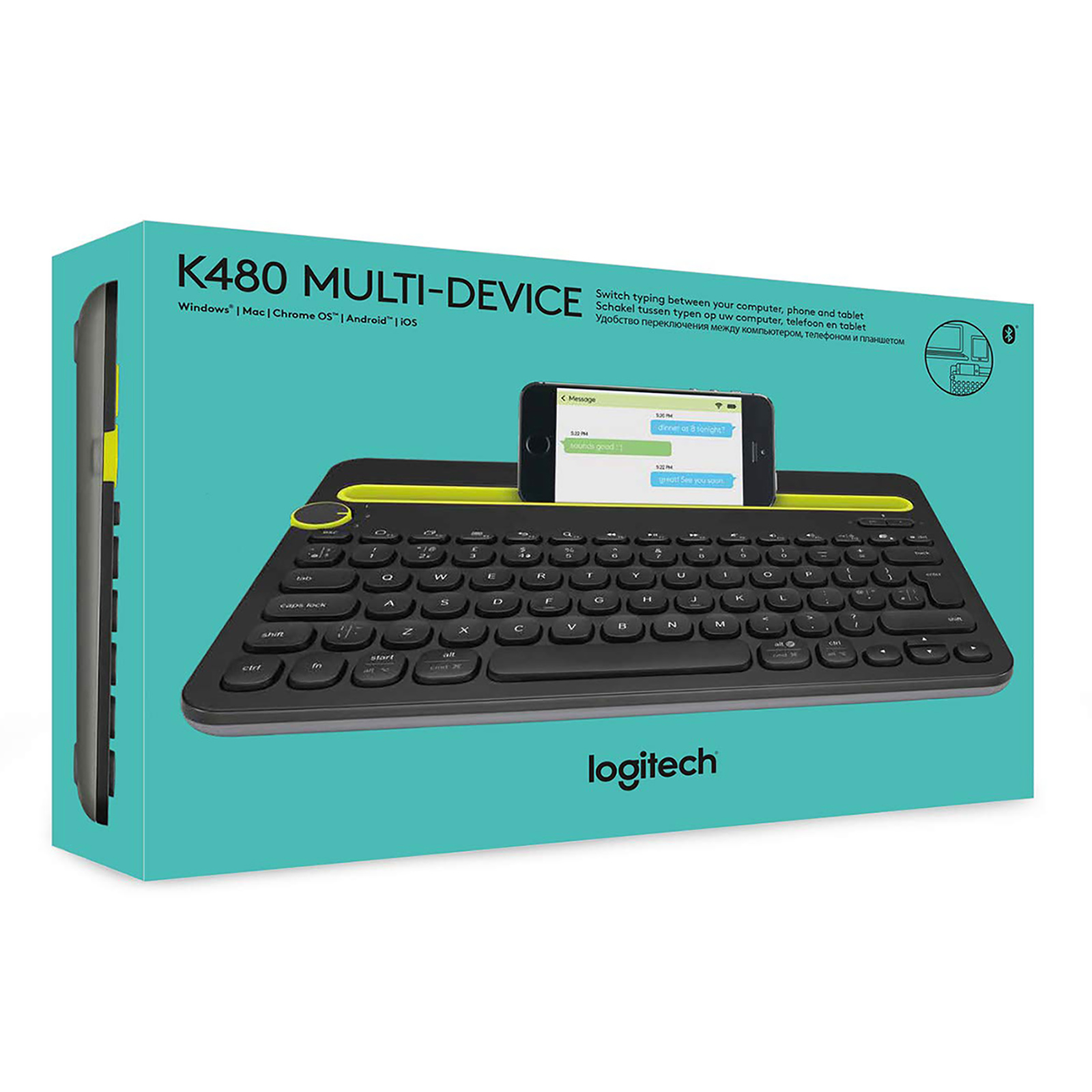 Buy Logitech K480 Bluetooth Wireless Keyboard With Multi Device 